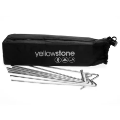 Meilleur prix 🎉 Camping Yellowstone Piquet De Tente Steel 18cm Roundwire Peg ❤️